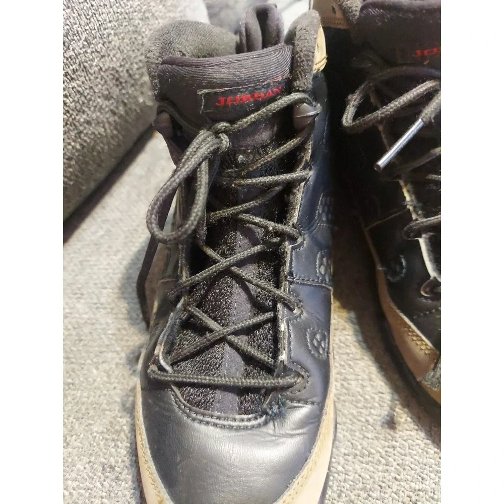 Size 2Y- Nike Air Jordan 9 Retro Olive Black Brown Kids Shoes Basketball  Jordan